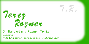 terez rozner business card